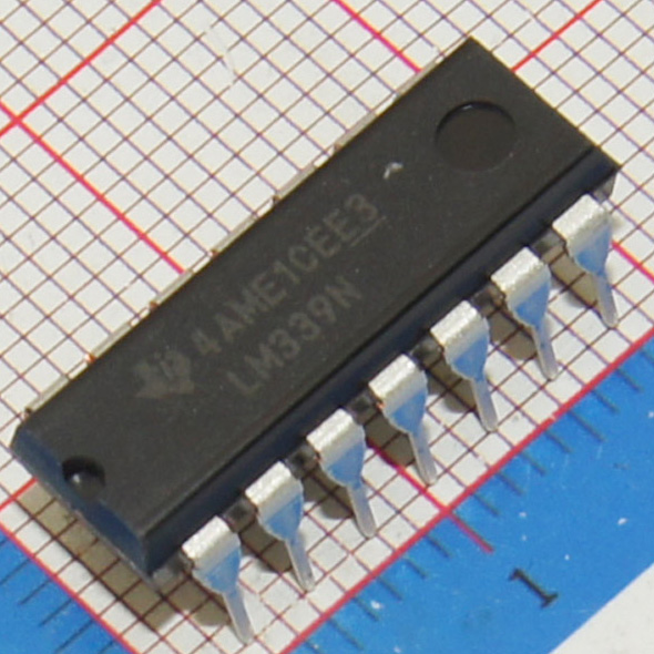 LM339N|TI|ԱȽоƬ|IC QUAD DIFF COMPARATOR 14-DIP