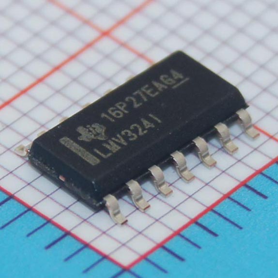 LMV324IDR|TI|ŴŴоƬ|IC OPAMP GP 1MHZ RRO 14SOIC